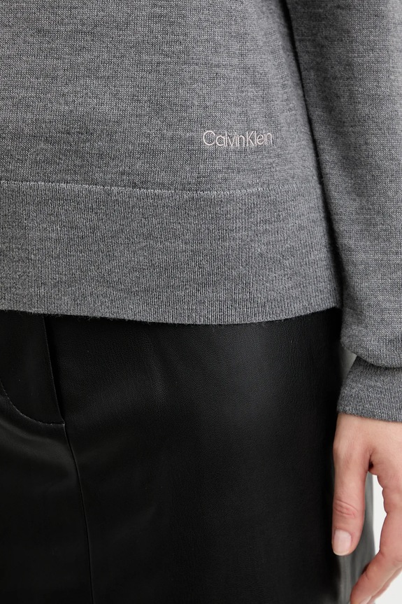 Calvin Klein pulover din amestec de lână LV044A305G gri