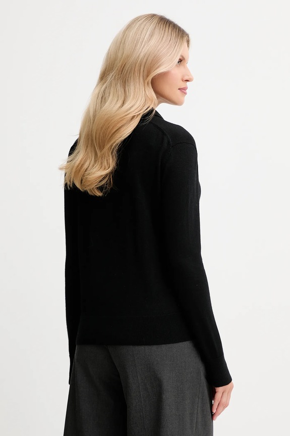 Ρούχα Πουλόβερ με προσθήκη μαλλιού Calvin Klein LV044A305G μαύρο