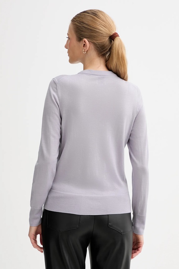 Oblečenie Vlnený kardigán Calvin Klein LV044D323G fialová