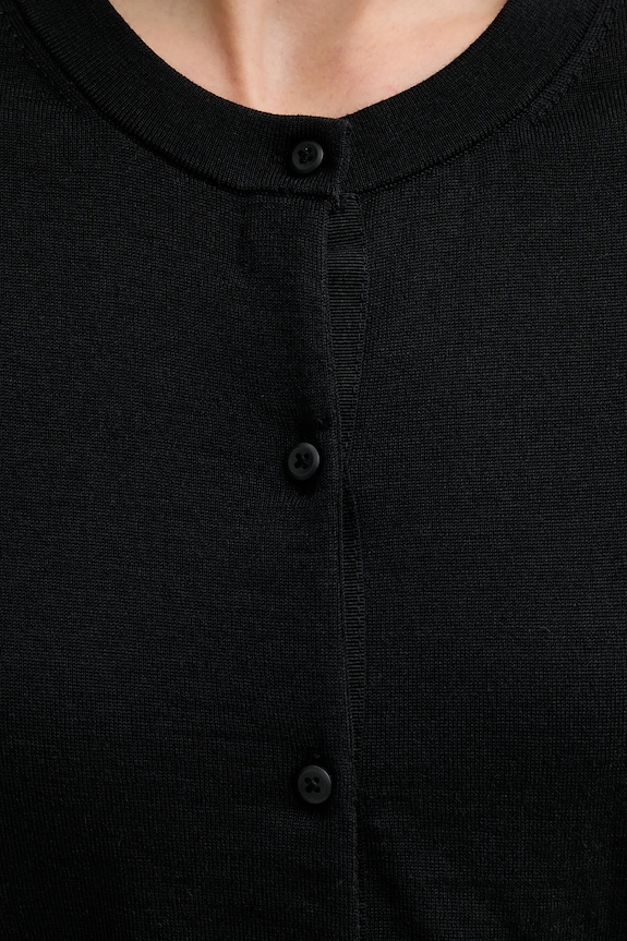 Vlnený kardigán Calvin Klein LV044D323G čierna
