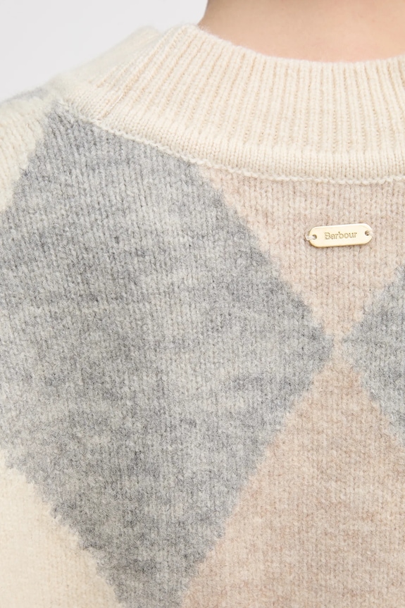 Barbour cardigan din amestec de lână SILVIA LKN1674 bej