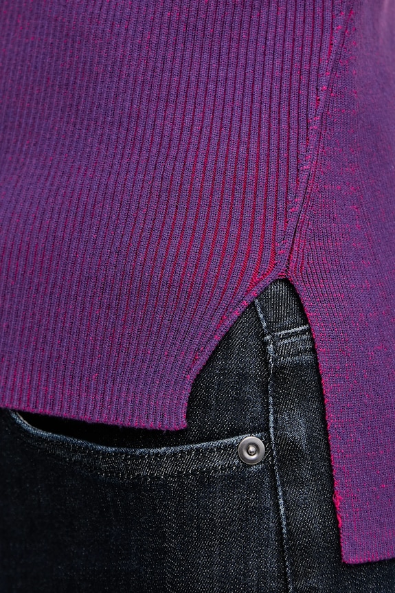 Calvin Klein Jeans sweter LV047D316G fioletowy
