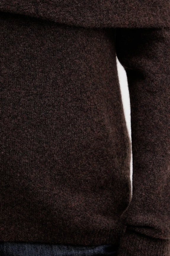 Hoss Intropia pulover din amestec de lână 6382056 maro