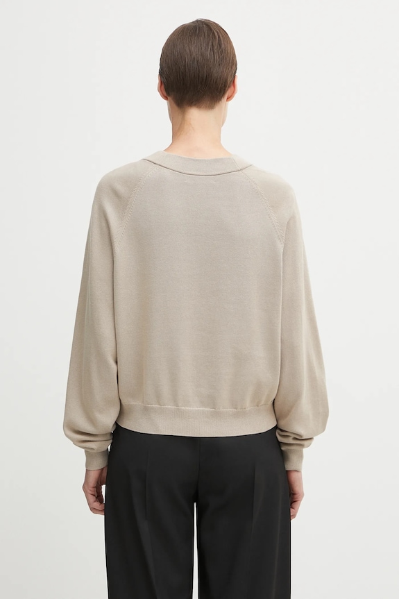 Îmbrăcăminte Fred Perry cardigan din bumbac K1120 bej