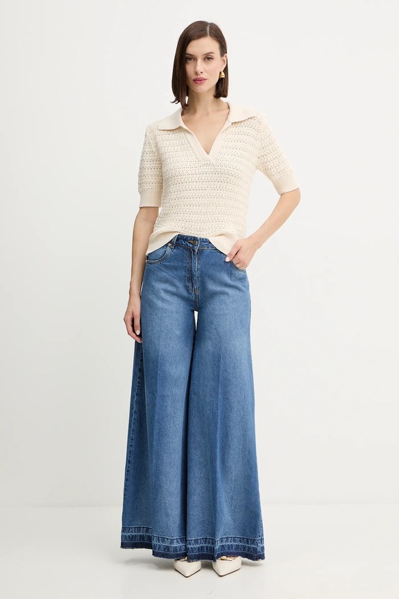 Πουλόβερ Morgan MDEFILE μπεζ AW25