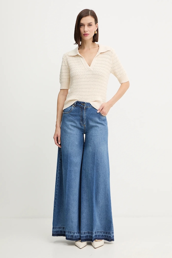 Πουλόβερ Morgan MDEFILE μπεζ AW25