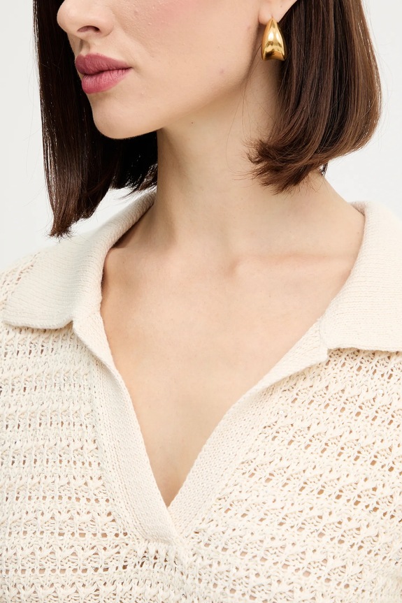 Πουλόβερ Morgan MDEFILE μπεζ