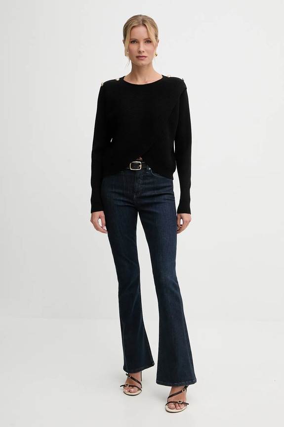 Morgan pulóver MISSY fekete AW25