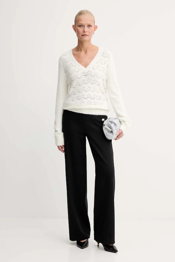 Πουλόβερ Morgan MLILOU μπεζ AW25