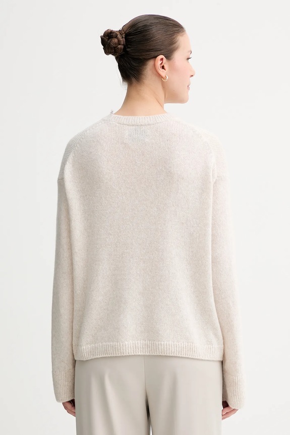 Odzież Marc O'Polo sweter z wełną 508612160463 beżowy