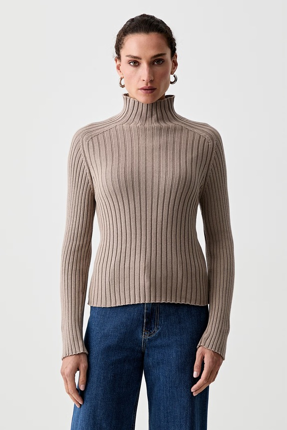 Marc O'Polo sweter damski bawełniany beżowy 5000008826