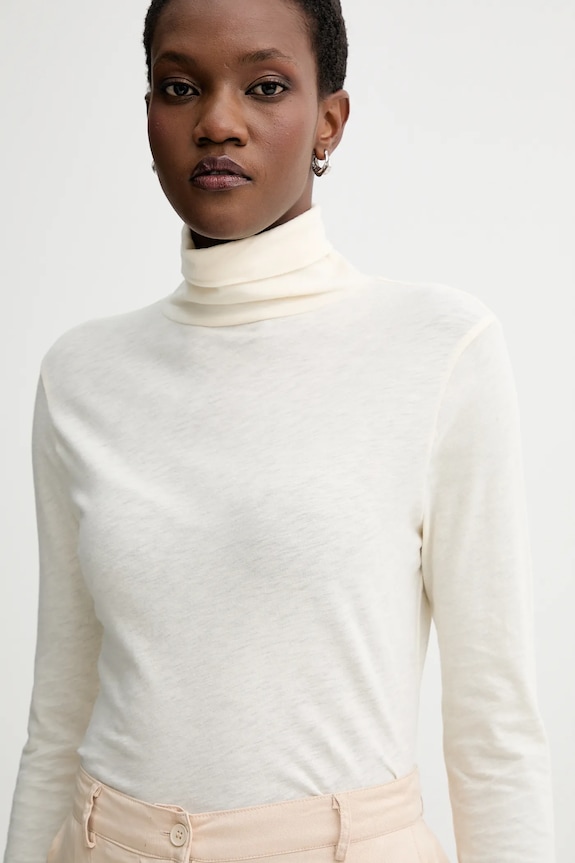 Marc O'Polo longsleeve bawełniany beżowy 5000007063