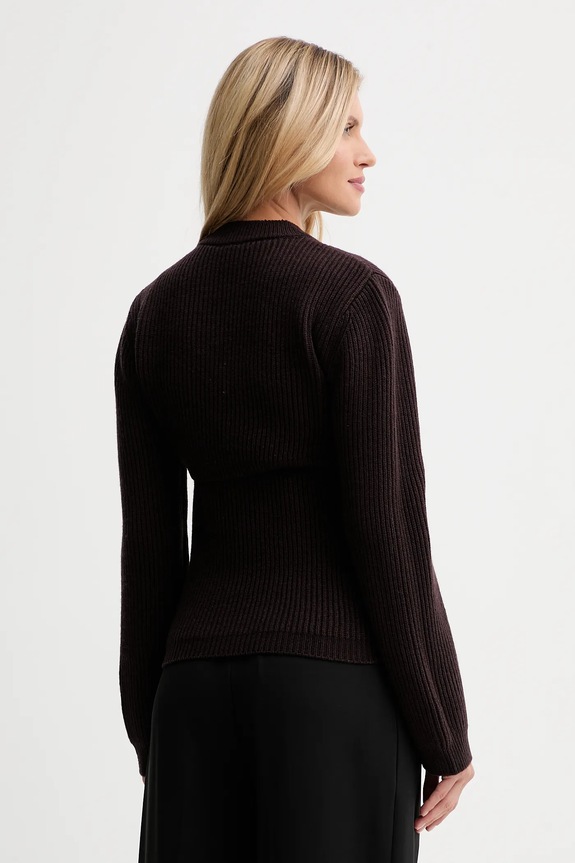 Îmbrăcăminte ISABELLE BLANCHE cardigan din amestec de lână IS25FW.M123.F005.MOD maro
