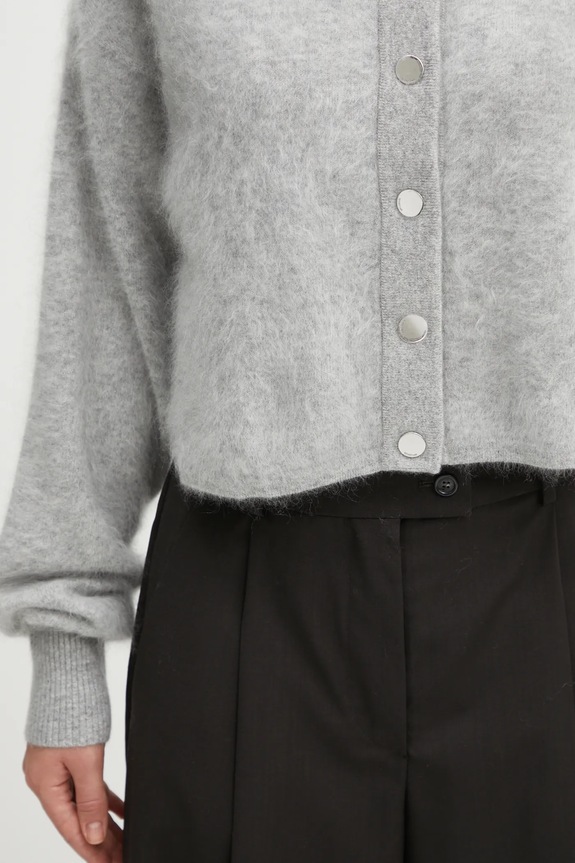 Sportmax cashmere cardigan ERCOLE gray 2522316012600
