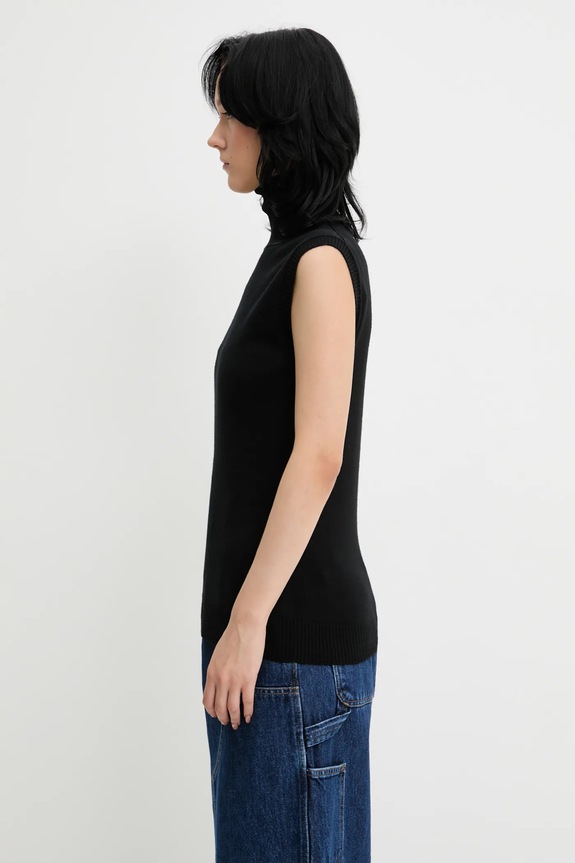Sportmax gilè in lana VERTIGO 2522366011600 nero AW25