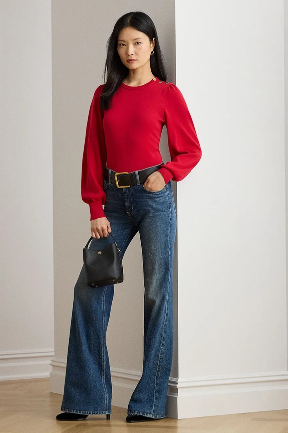 Îmbrăcăminte Lauren Ralph Lauren pulover 200980974 rosu