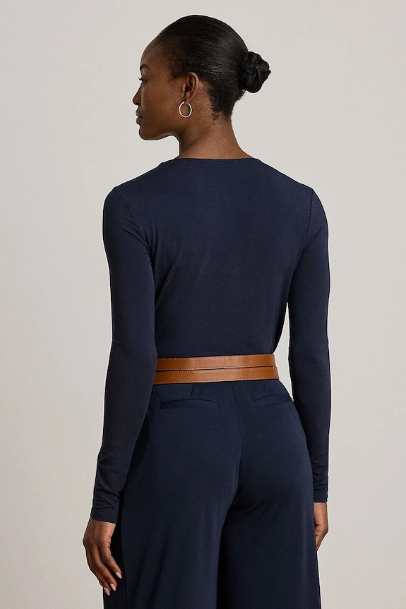 Lauren Ralph Lauren pulover 200980153 bleumarin AW25