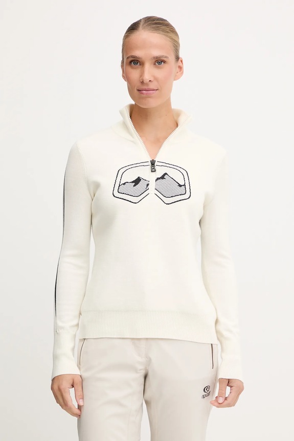 BOGNER Fire+Ice maglione con lana AZRA a lupetto beige 84538499