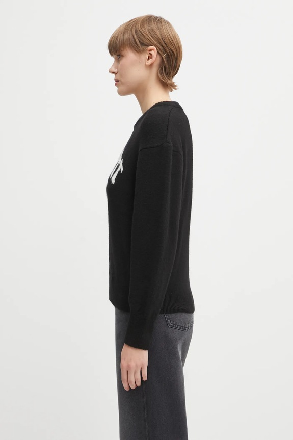 Πουλόβερ με προσθήκη μαλλιού Carhartt WIP W' Guide Club Sweater I035386.K02XX μαύρο AW25