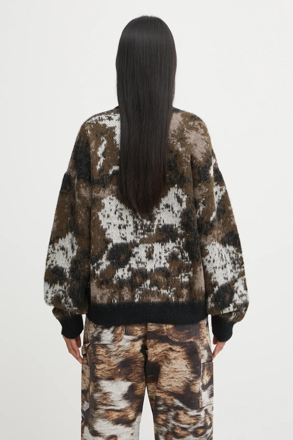 Clothing Carhartt WIP cardigan with wool blend W' Merlin Cardigan I035417.38XXX multicolor