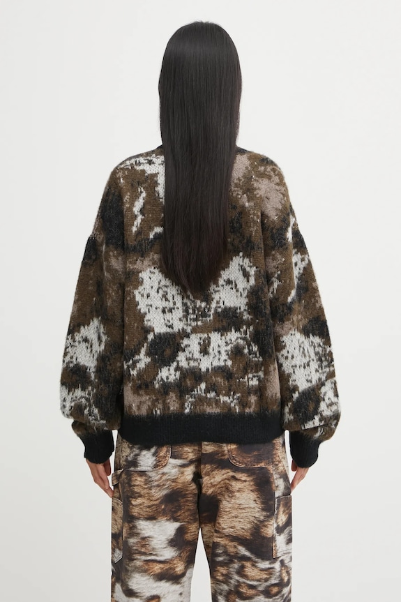 Clothing Carhartt WIP cardigan with wool blend W' Merlin Cardigan I035417.38XXX multicolor