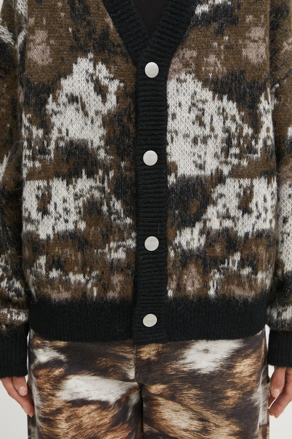 Carhartt WIP cardigan with wool blend W' Merlin Cardigan multicolor I035417.38XXX