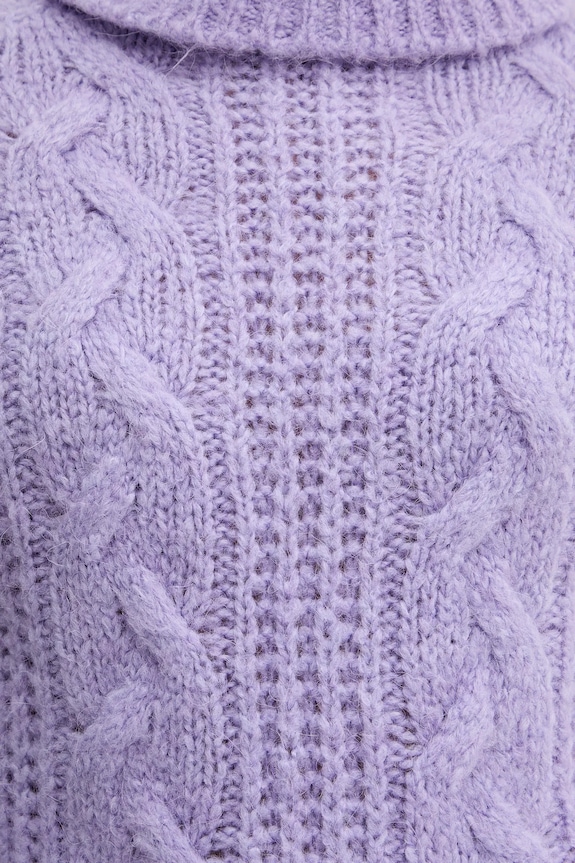 Morgan pulover din amestec de lână de alpaca MPALMA violet