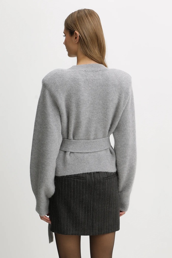 Abbigliamento Rotate cardigan con lana 114736039 grigio