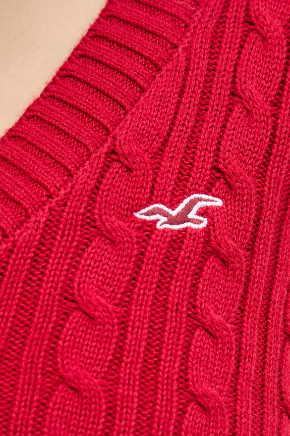 Πουλόβερ Hollister Co. KI350.5136.500 κόκκινο