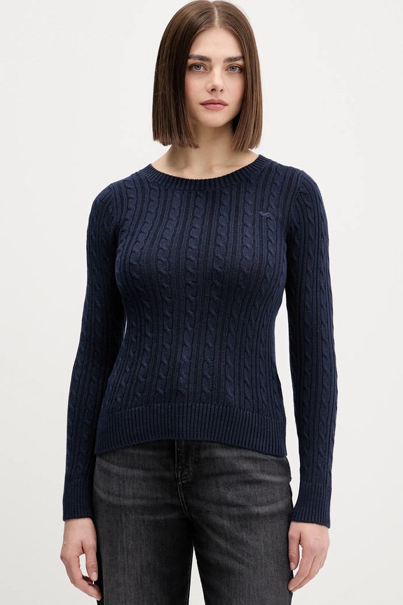 Hollister Co. pulover subtiri bleumarin KI350.5305.200