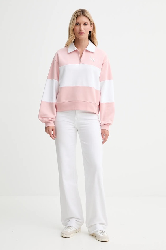 Levi's hanorac de bumbac 003QM roz AW25