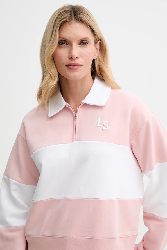 Levi's hanorac de bumbac roz 003QM