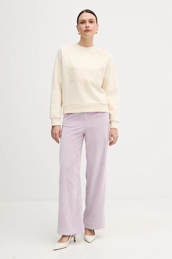 Μπλούζα United Colors of Benetton 3MTZD10B6 μπεζ AW25
