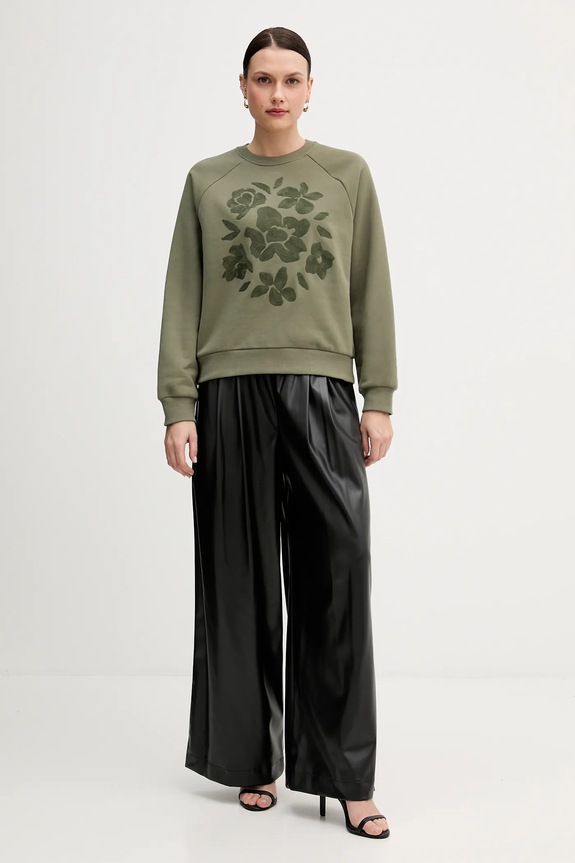Μπλούζα United Colors of Benetton 3MTZD10B6 πράσινο AW25