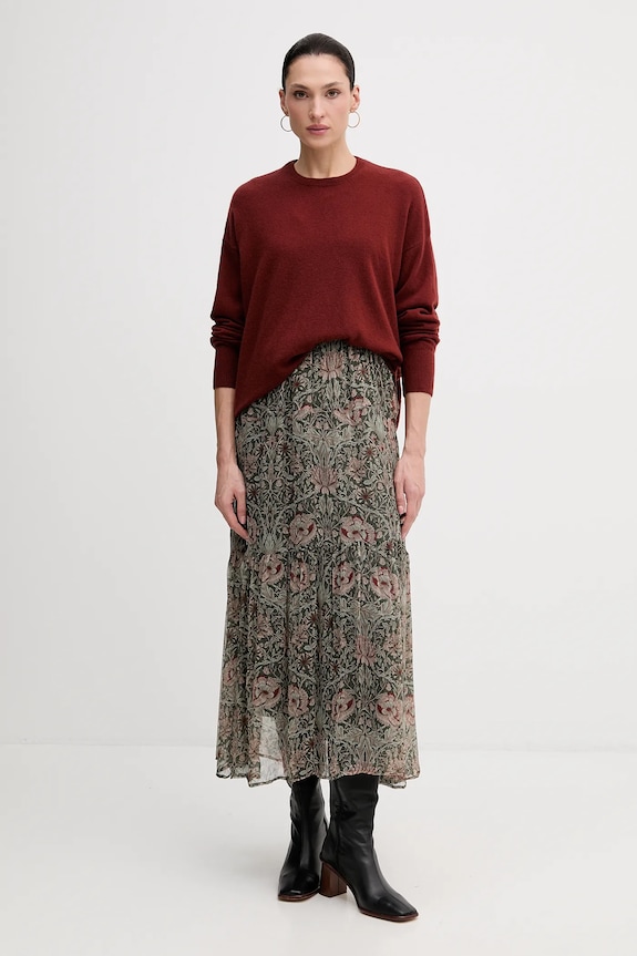 Pulover s dodatkom vune Sisley 18AYM103K crvena AW25