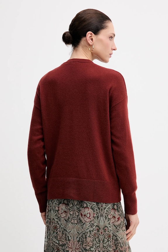 Odjeća Pulover s dodatkom vune Sisley 18AYM103K crvena
