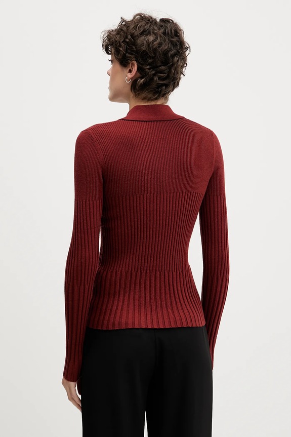 Odjeća Pulover s dodatkom vune Sisley 1QNQL300E crvena