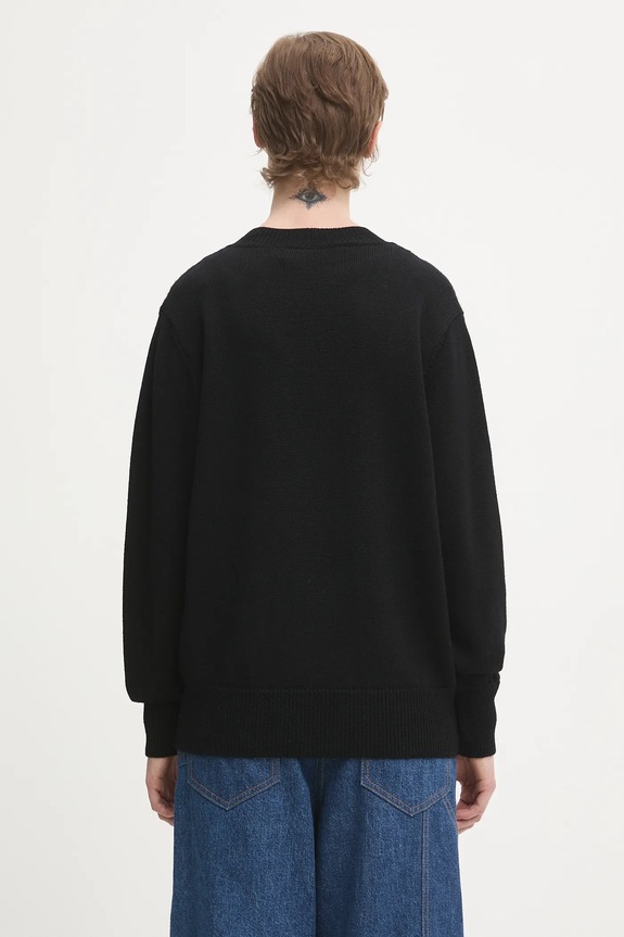 Abbigliamento Fiorucci cardigan in lana Angel Patch Merino Wool W02FPKCA257KN03BK01 nero