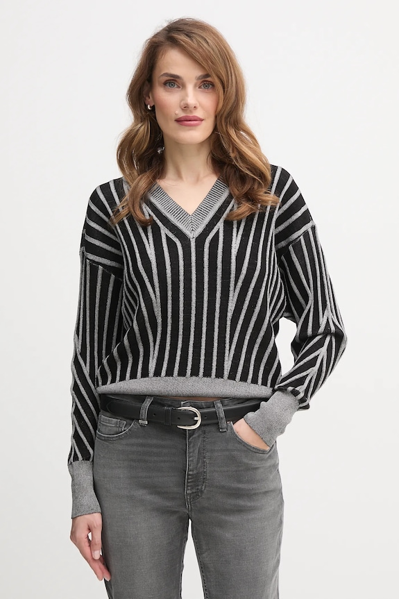 Dkny pulover SWEATERS subtiri negru P5MSDZ52