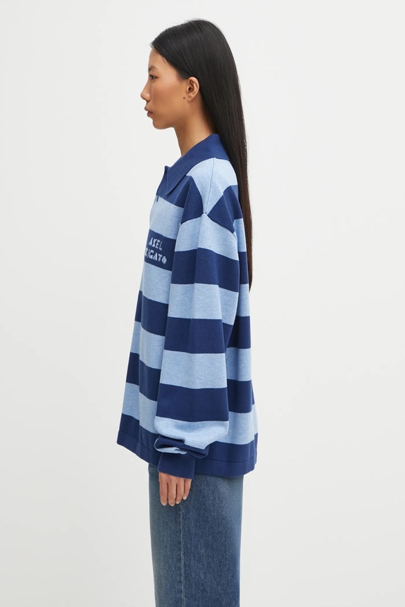 Axel Arigato maglione con lana Frey Polo A3315001 blu AW25