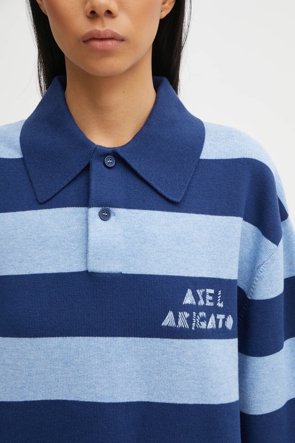 Axel Arigato maglione con lana Frey Polo blu A3315001