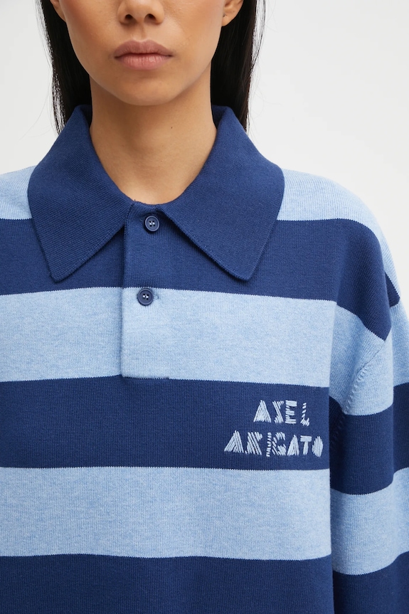 Axel Arigato maglione con lana Frey Polo blu A3315001