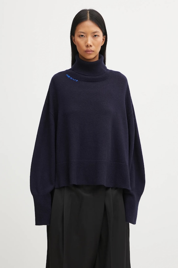 AXEL ARIGATO wool blend sweater Maeve turtleneck black A3324001