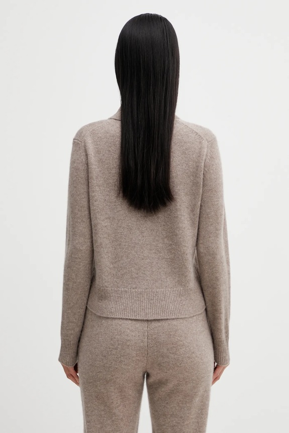 Одежда Шерстяной свитер Sporty & Rich SRC Cashmere WS07466302BE24 бежевый