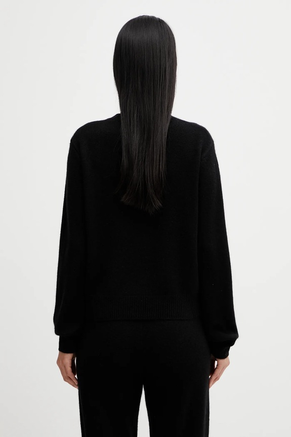 Одежда Шерстяной свитер Sporty & Rich SRC Cashmere WS01267302BA01 чёрный