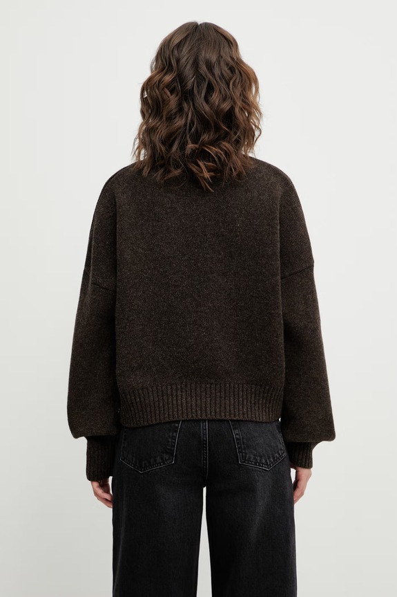 Clothing Sporty & Rich woolen jumper SRC Wool WS06465302BR03 brown