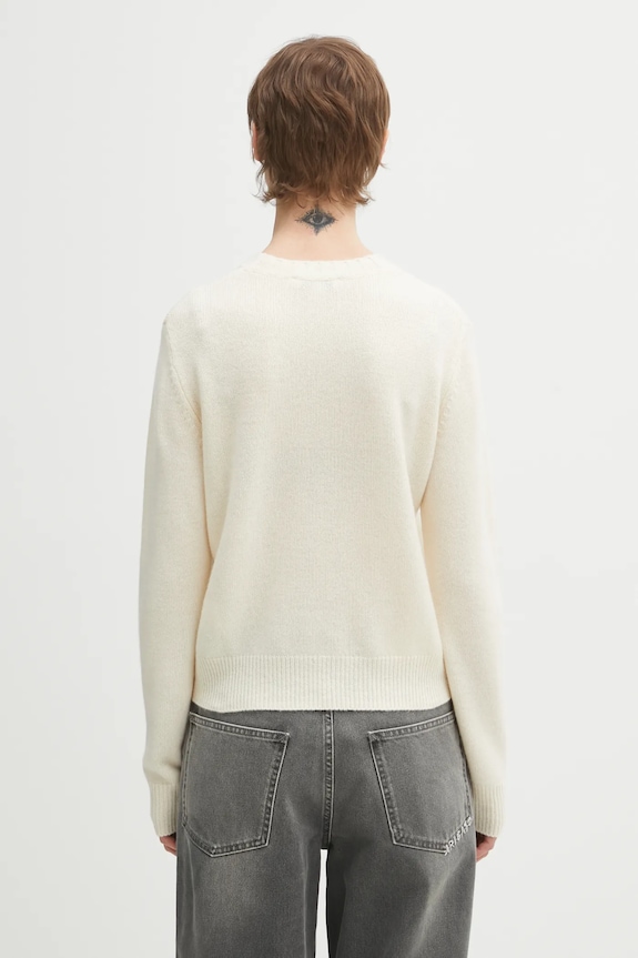 Одяг Вовняний светр Sporty & Rich SRC Cashmere WS01262302WH37 бежевий