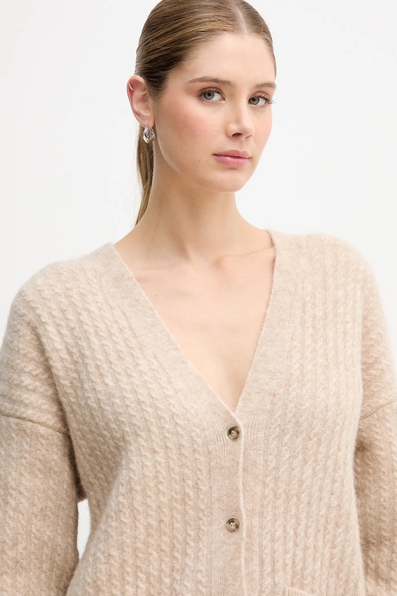 JOYINME cardigan din amestec de lână Soft Whisper bej Kardigan.Soft.Whisper