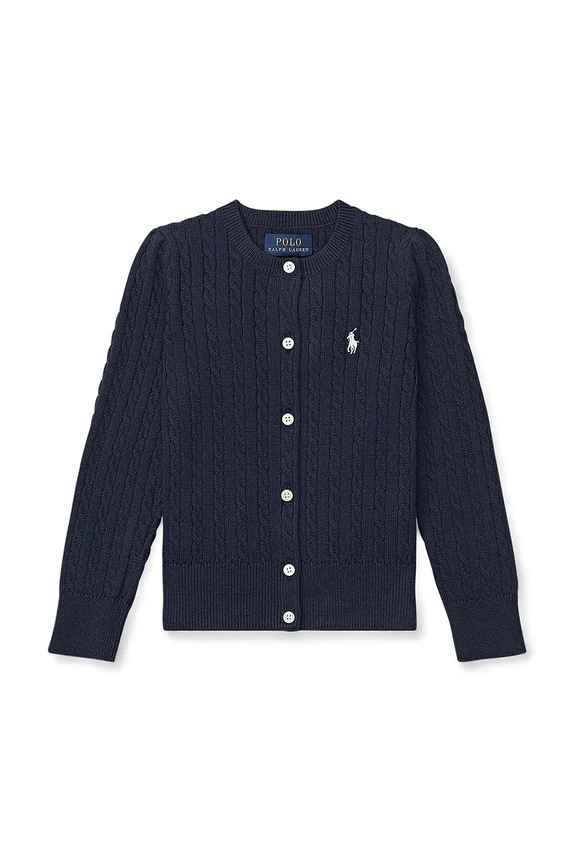 Πλεκτή ζακέτα Polo Ralph Lauren 312543047011 σκούρο μπλε AW25