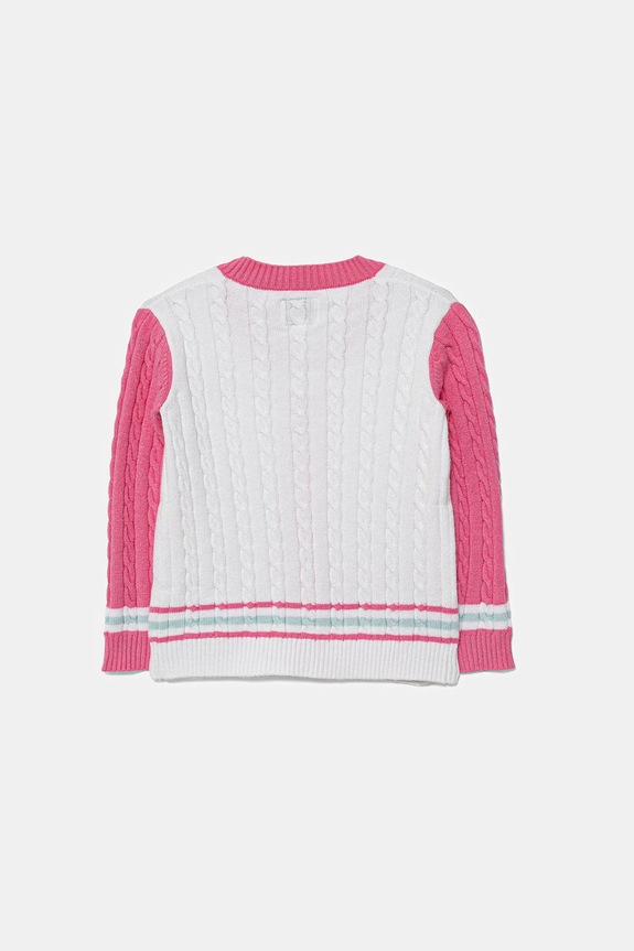 Dječji kardigan Guess K5YR02.Z3OG0.9BYA bijela AW25